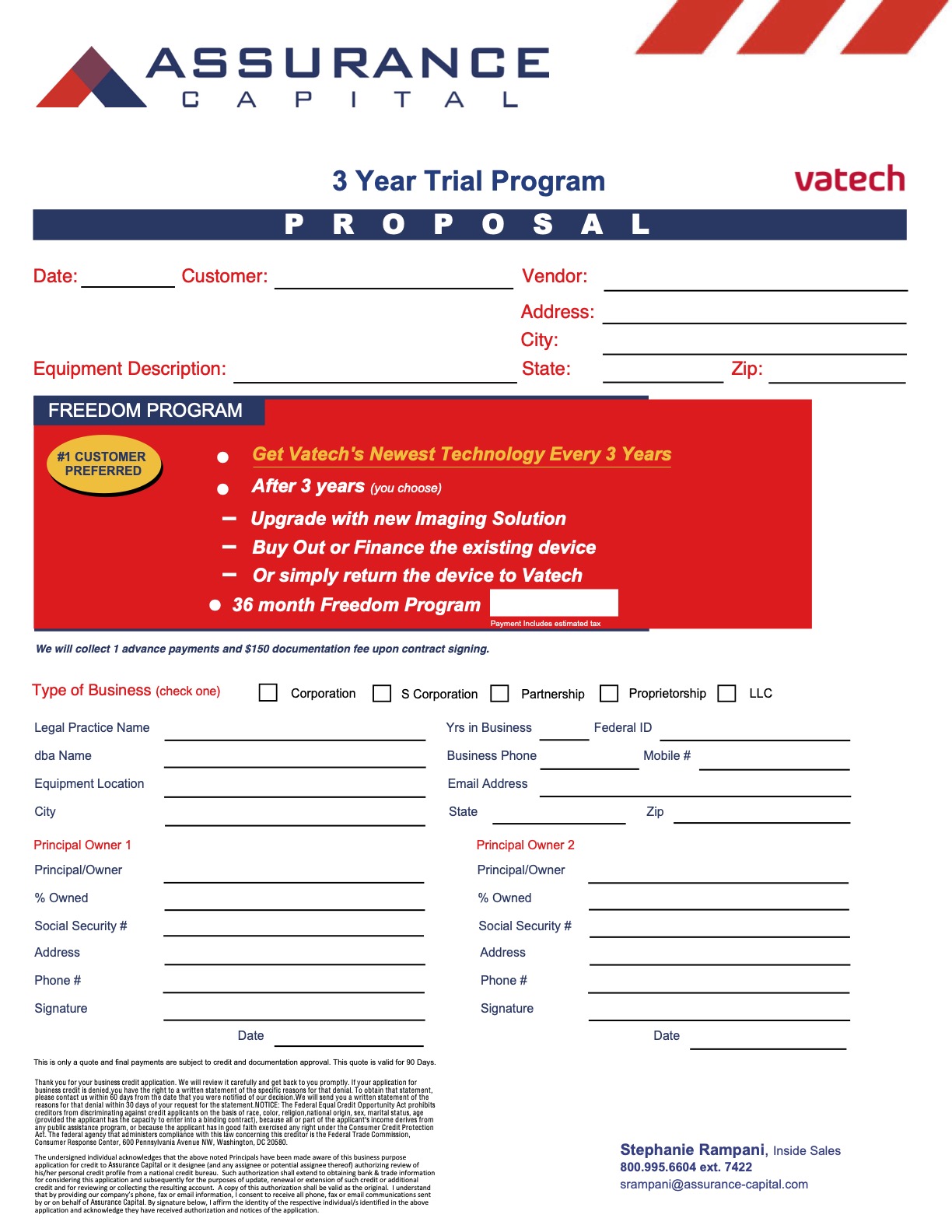2026 Q1 3 Year Trial Lease Proposal